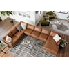 Bravo Furniture Trafton Leather 6-Seat Sectional Sofa w/ Chaise