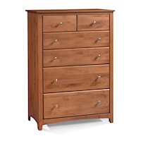Wide 6-Drawer Chest with 2 Deep Drawers