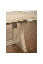 Riverside Furniture Sophie 76-Inch Counter Height Table in Natural Finish