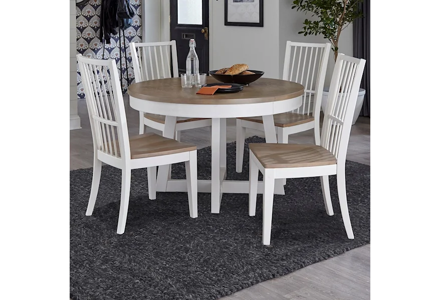 Americana Modern 5-Piece Dining Set by Parker House at Westrich Furniture & Appliances