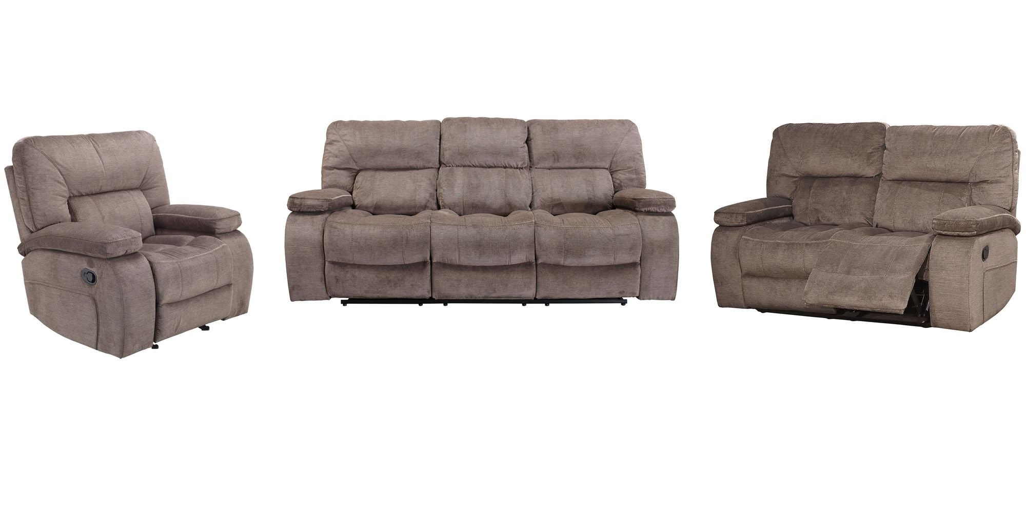 3-Piece Manual Reclining Living Room Set