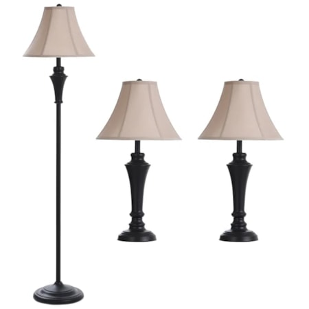 Set of 3 Lamp Set