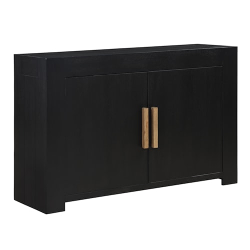Casual 2-Door Server with Adjustable Shelves
