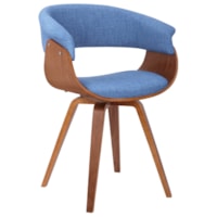 Walnut/Blue