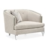 Michael Amini Camden Court Upholstered Chair and a Half