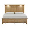 Magnussen Home Lynnfield Bedroom California King Lighted Panel Storage Bed