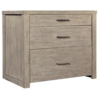 Contemporary File Cabinet with Drawer Dividers