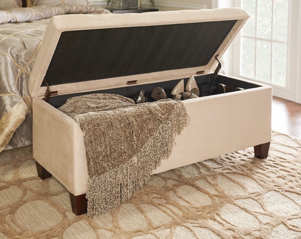 Carmen Shoe Storage Ottoman