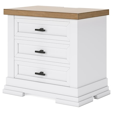 3-Drawer Nightstand