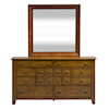 Liberty Furniture Grandpa's Cabin 7-Drawer Dresser and Mirror Set