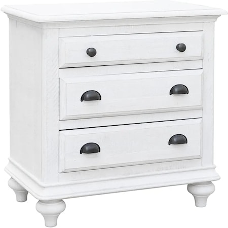 3-Drawer Nightstand