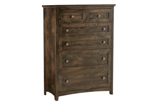 Casual 6-Drawer Wide Chest