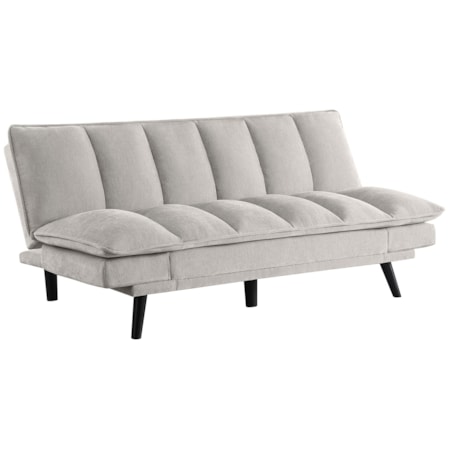 Tufted Convertible Sofa Bed Light