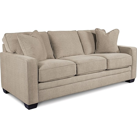 Contemporary Sofa with Premier ComfortCore Cushions