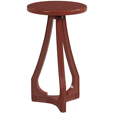 Cranberry Accent Table