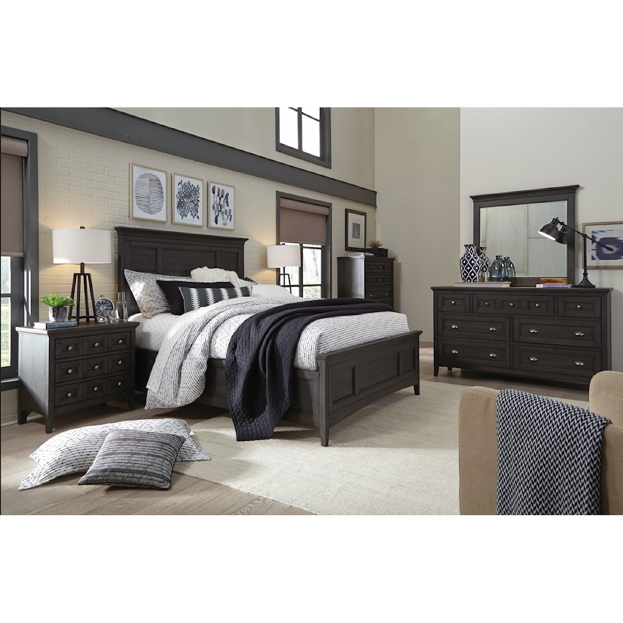 Magnussen Home Westley Falls Bedroom 6 Piece Queen Bedroom