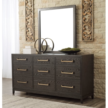 Dresser and Mirror