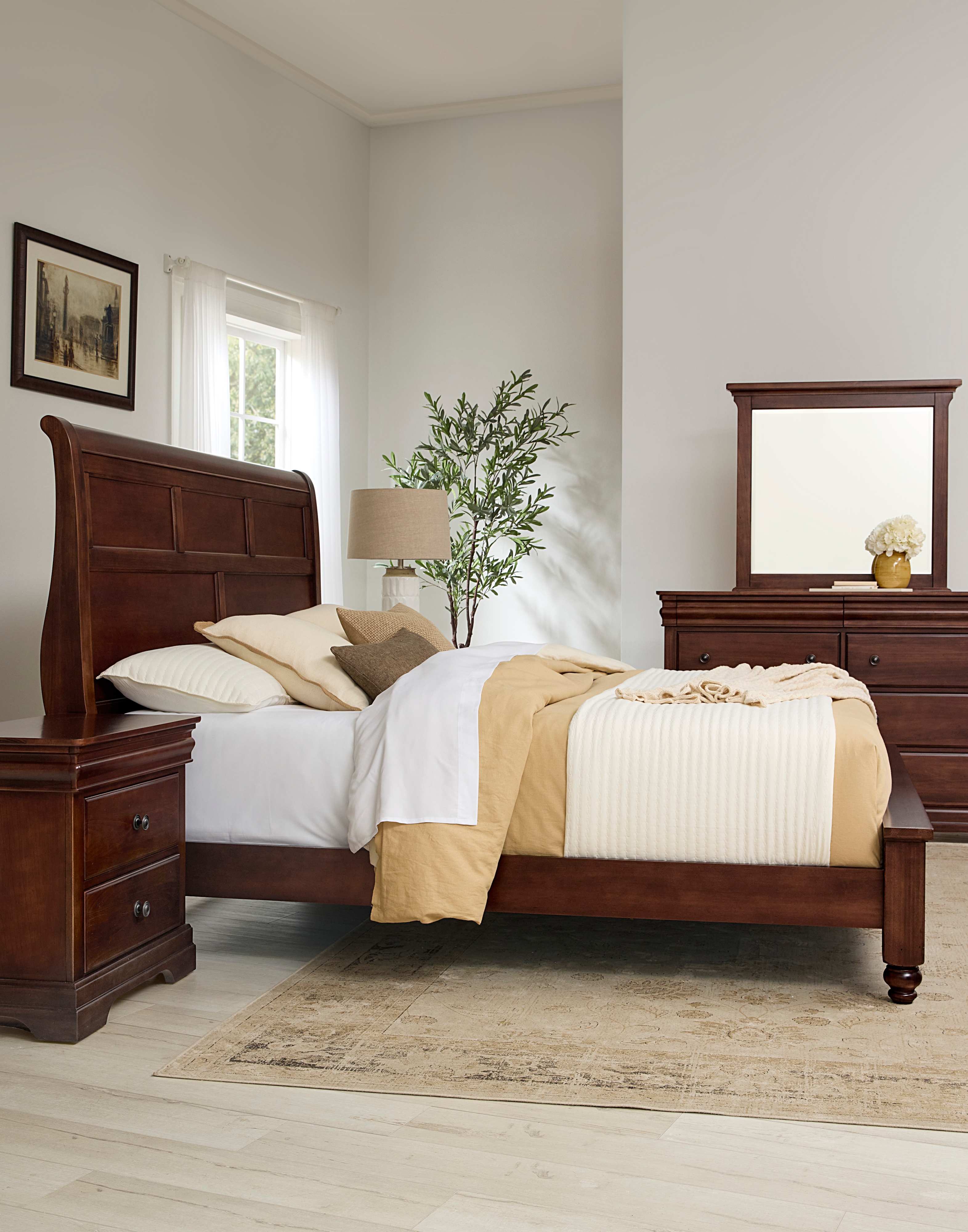 King Sleigh Bed
