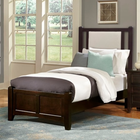 Upholstered Twin Bed