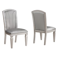 Glam Upholstered Dining Side Chair