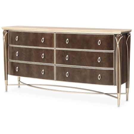 Villa Cherie Dresser - Hazelnut