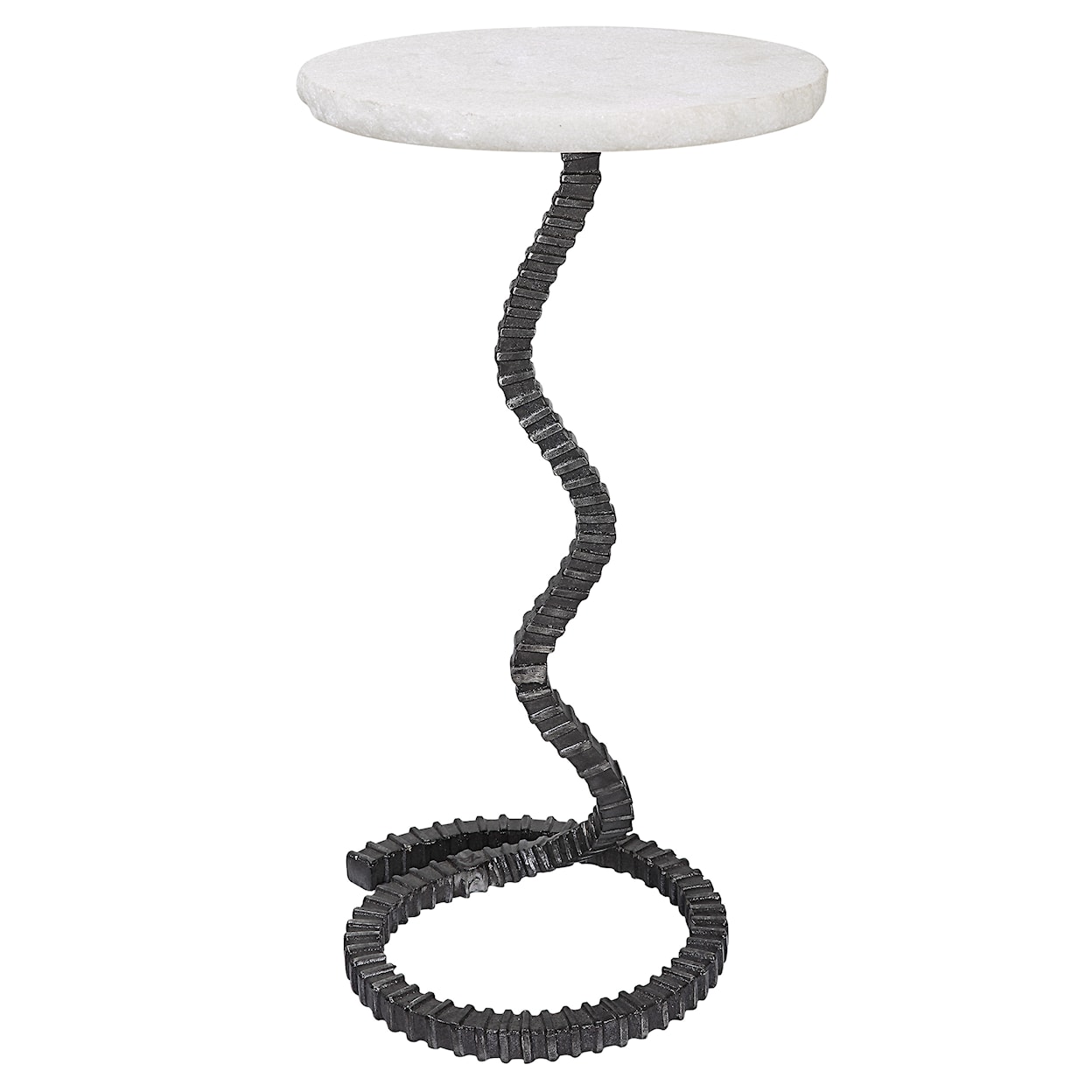 Uttermost Lasso Lasso White Drink Table