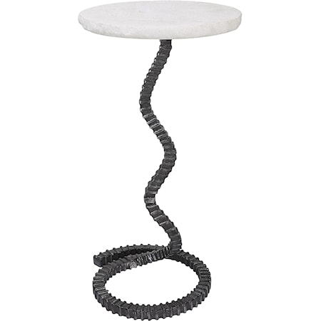 Lasso White Drink Table