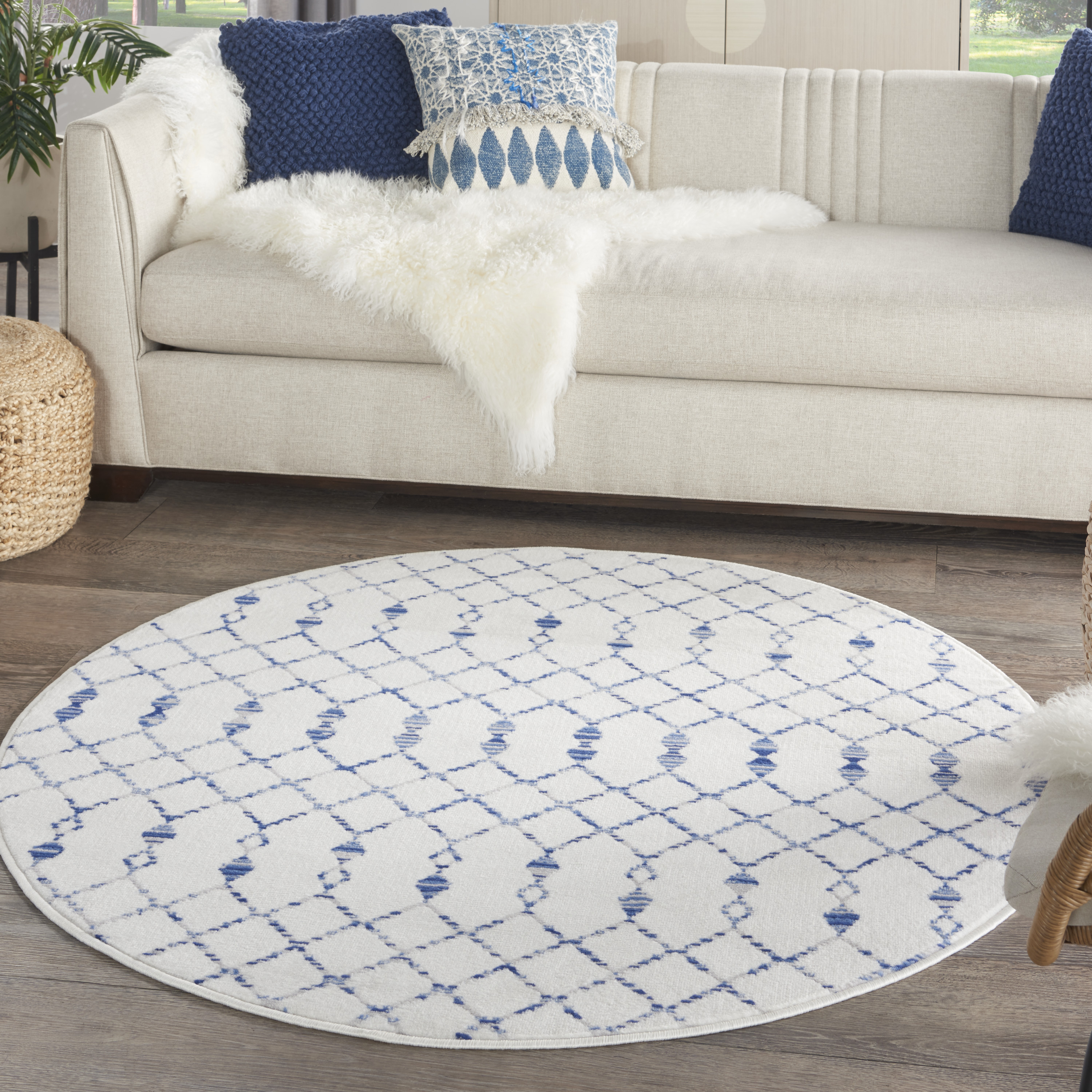 Nourison Whimsicle 5' Round  Rug