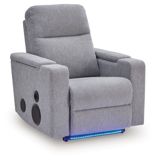 Power Glider Recliner With Audio System