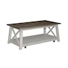 Liberty Furniture Laurel Bluff Rectangular Cocktail Table