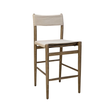 Linen Prescott Counter Stool