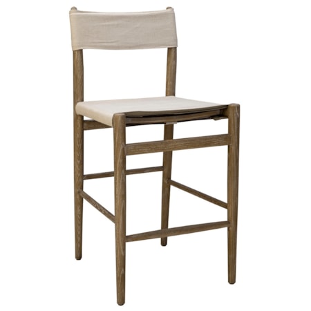 Linen Prescott Counter Stool