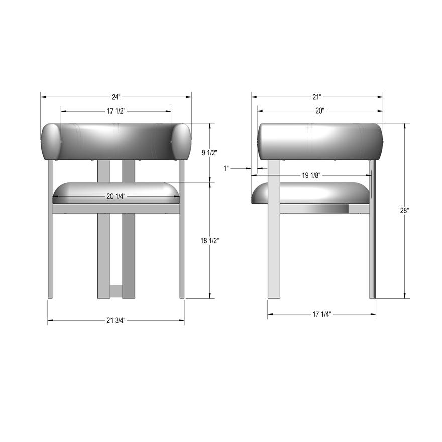 Upholstered Dining Arm Chair