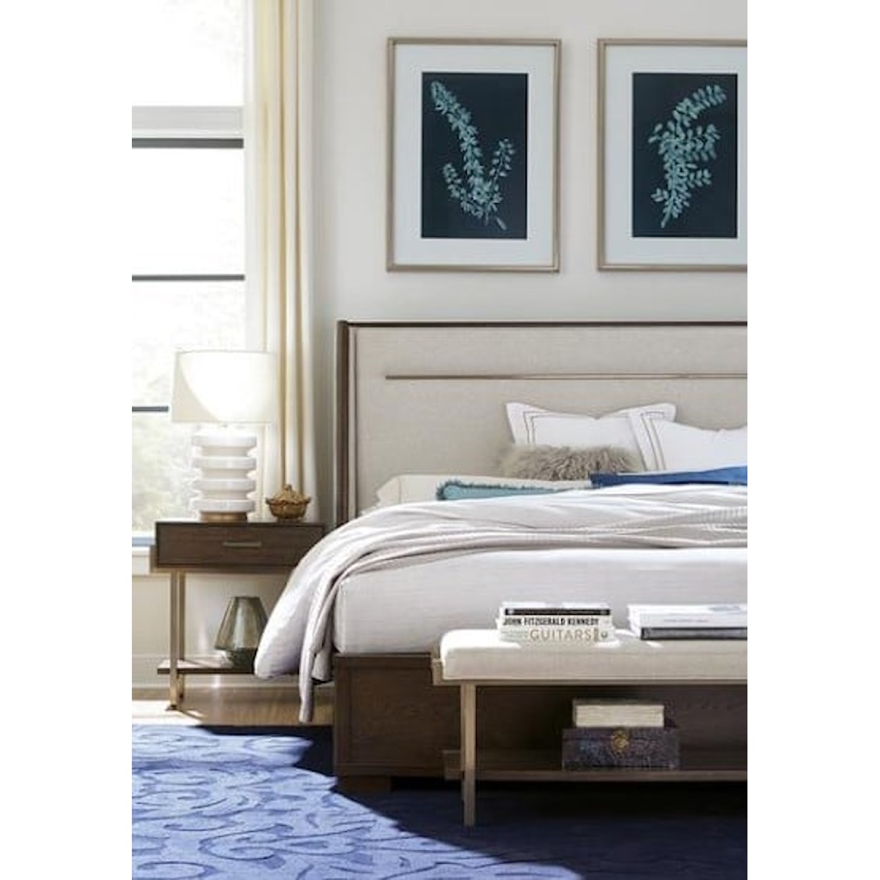 Riverside Furniture Monterey King Upholstered Bed