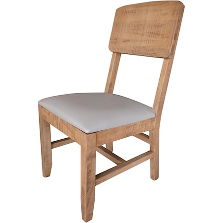 Transitional Solid Wood Side Chair