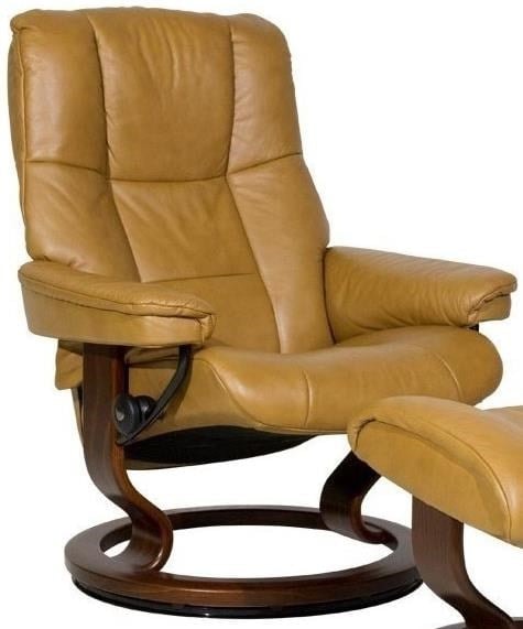 Large Reclining Chair with Classic Base