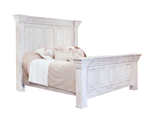Rustic Queen Panel Bed