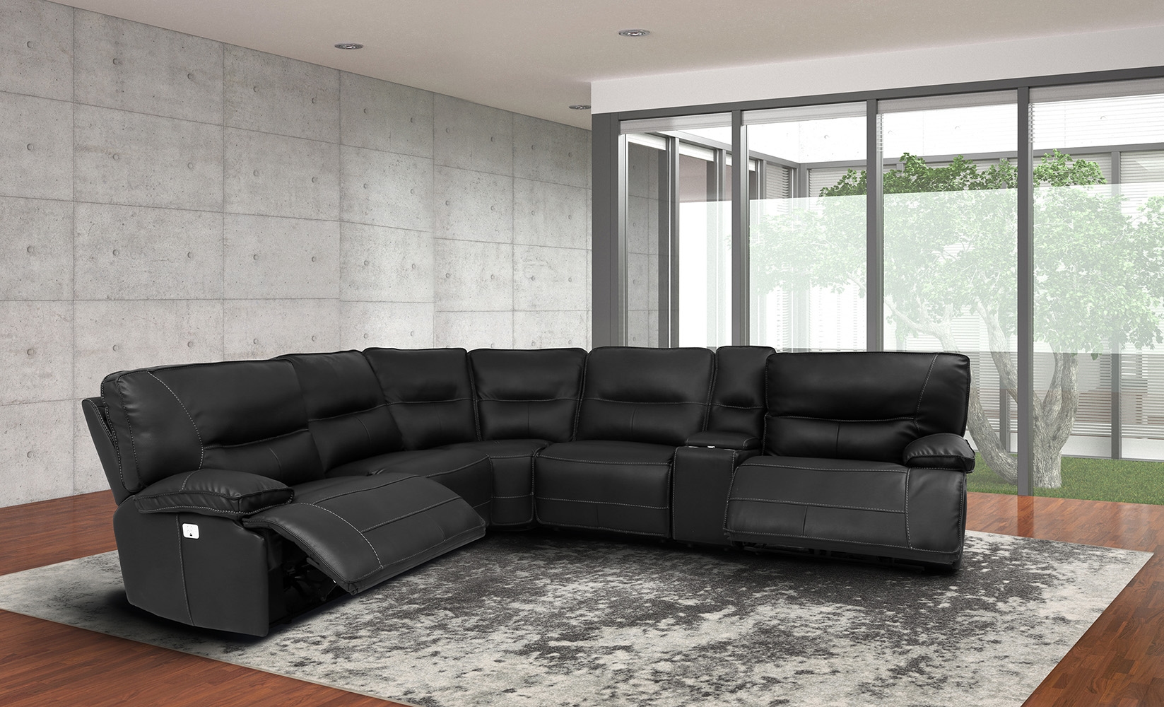6-Piece Power Reclining Sectional Sofa