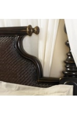 Headboard detail shown