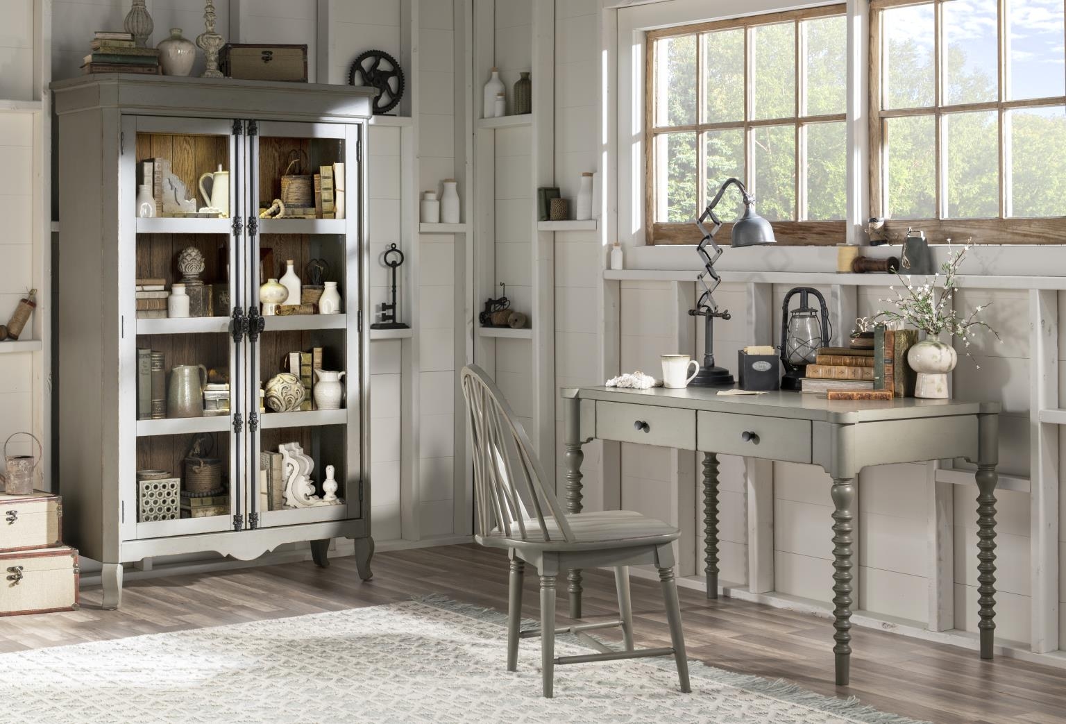 Legacy Classic Vintage Market Turned Bobbin Leg Writing Desk