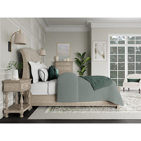 3-Piece King Sleigh Bedroom Set