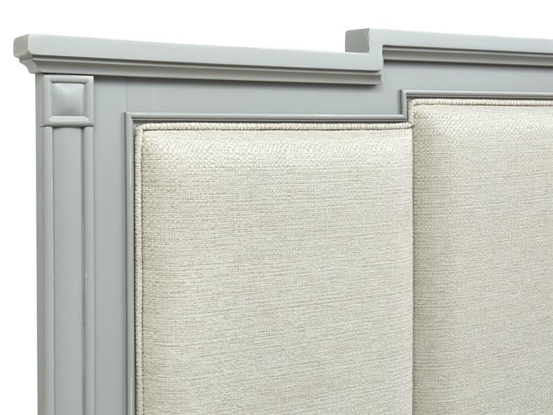 Queen Storage Bed w/Upholstered Headboard