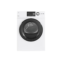 GE 4.1 Cu. Ft. Vented Electric Dryer with Stainless Steel Drum White