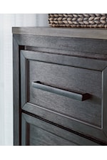 Signature Design by Ashley Foyland Contemporary 5-Drawer Door Chest