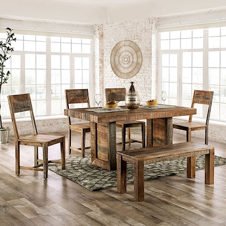 Solid Wood Dining Set