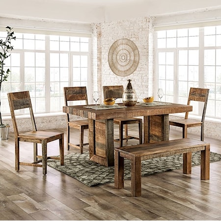 Solid Wood Dining Set