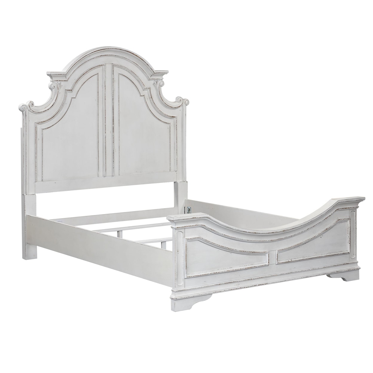 Liberty Furniture Magnolia Manor California King Arched Panel Bed