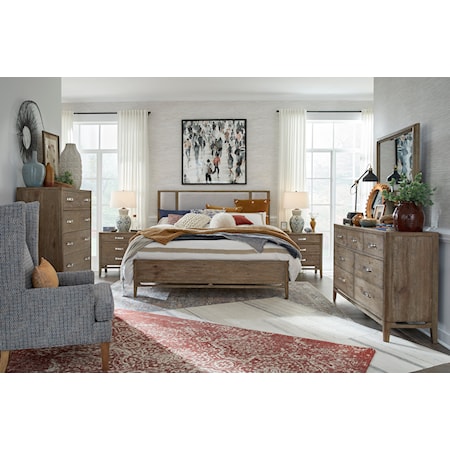 Transitional California King Bedroom Group