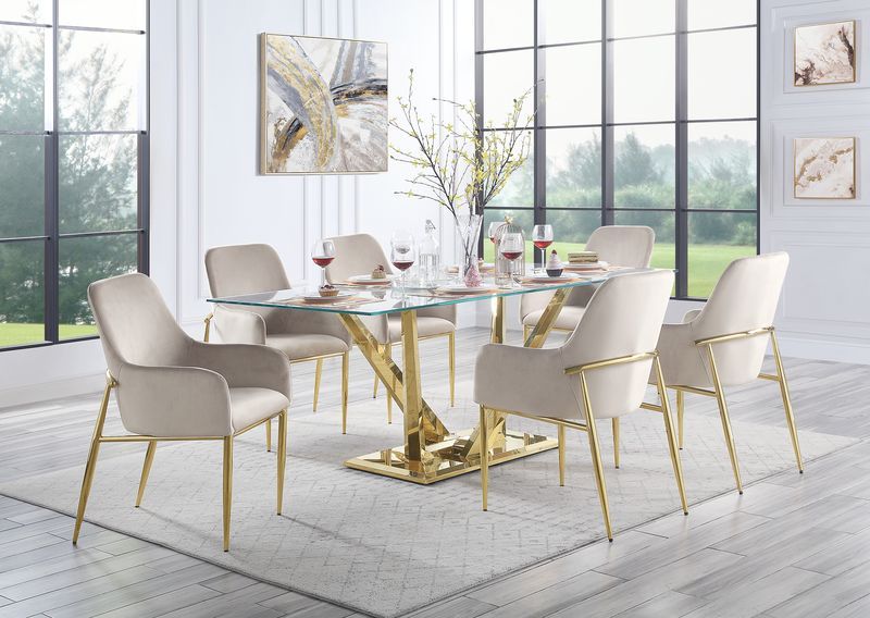 Glam discount dinette sets