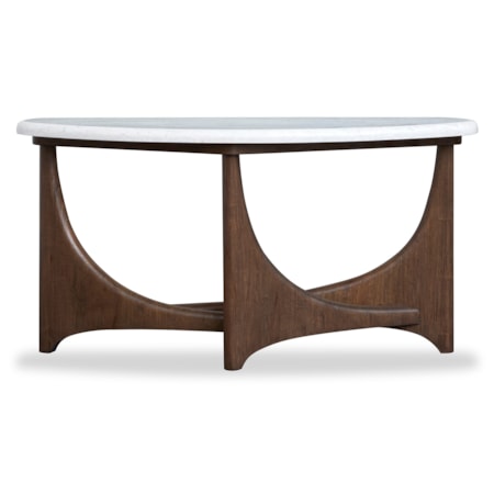 Semi-Circle Sofa Table